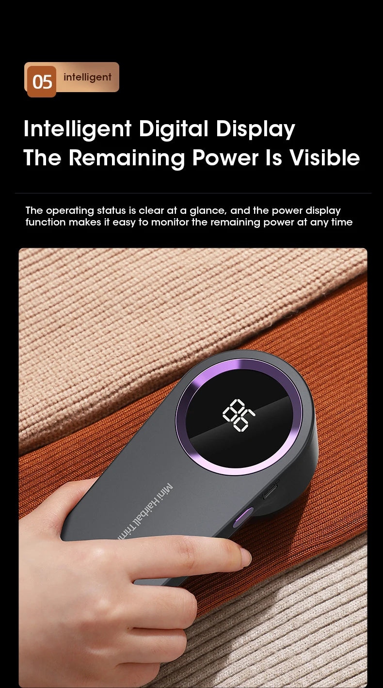 Led Electric Fabric Shaver